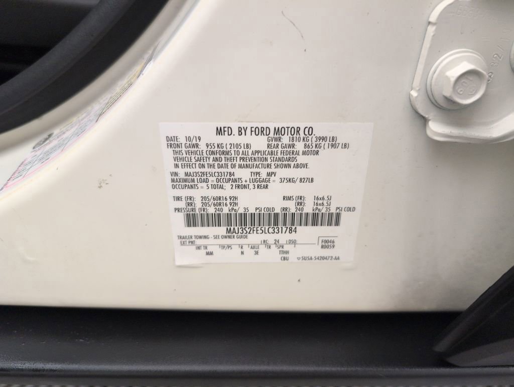 Certified 2020 Ford EcoSport S image 44