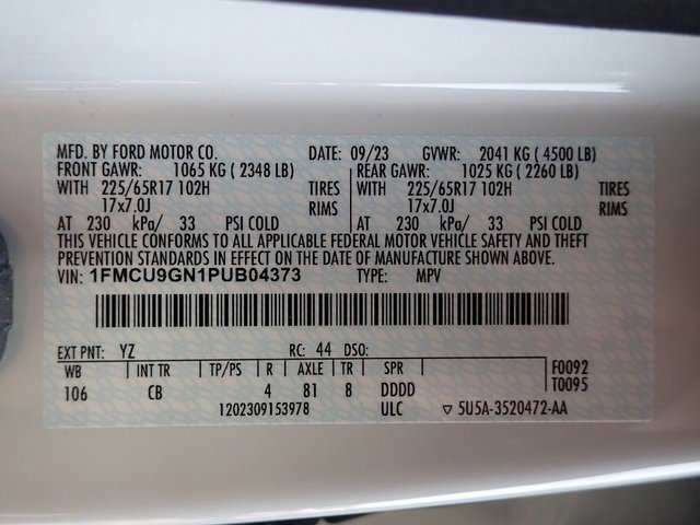 Certified 2023 Ford Escape Active w/ Tech Pack #2 image 23