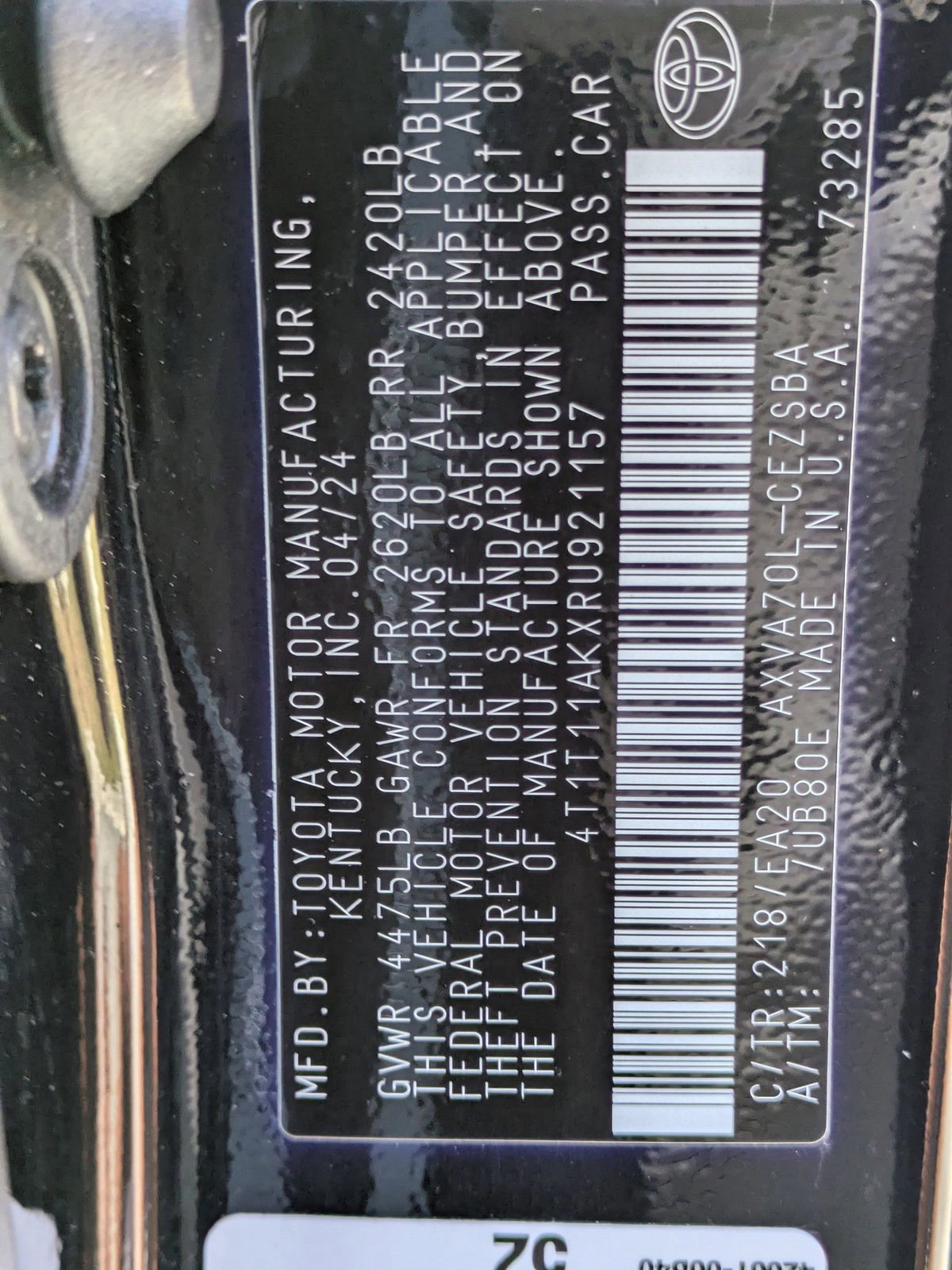 Used 2024 Toyota Camry SE w/ Convenience Package FWD image 15