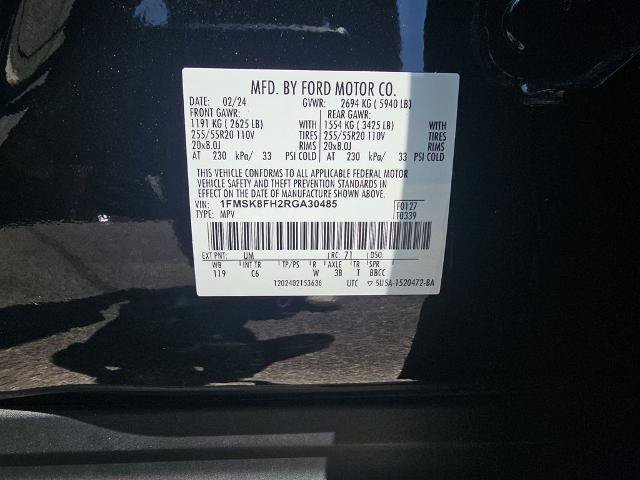 Certified 2024 Ford Explorer Limited AWD/4WD image 35