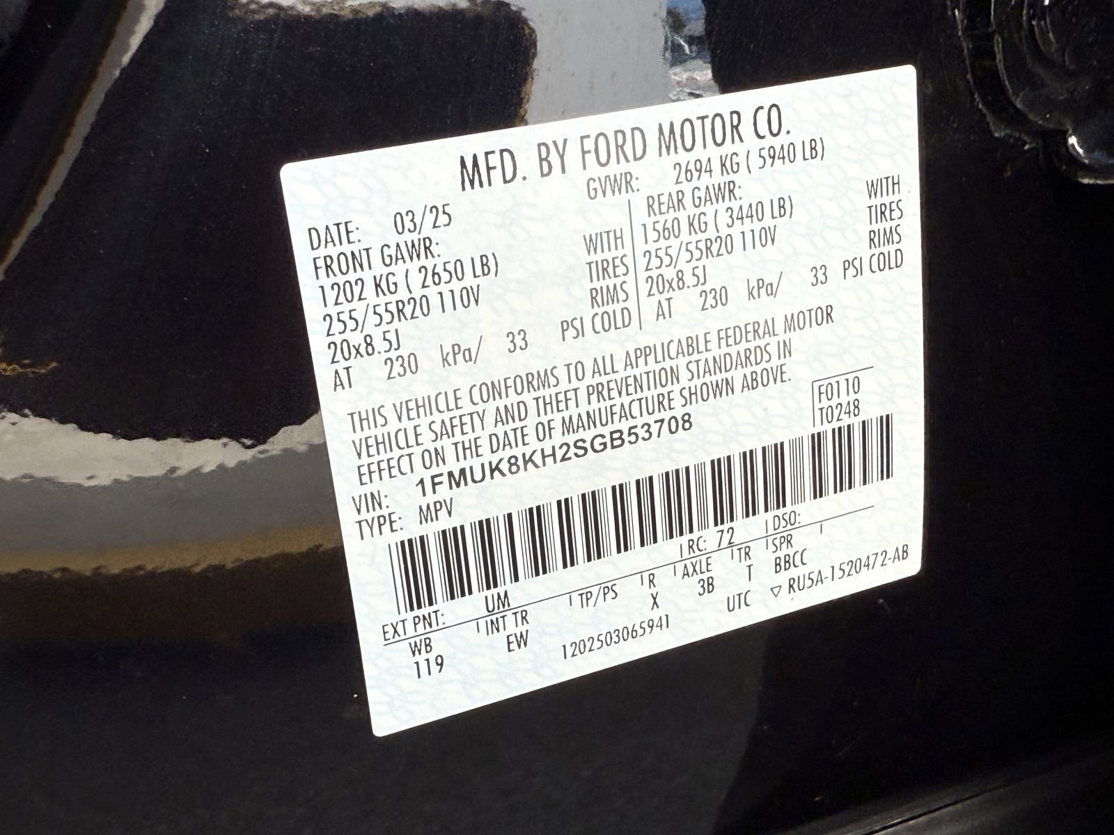 Certified 2025 Ford Explorer ST-Line image 34