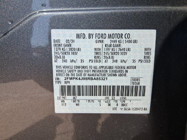 Certified 2024 Ford Edge ST-Line AWD/4WD image 29