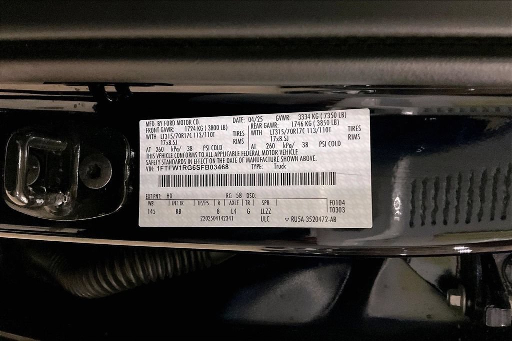 Certified 2025 Ford F150 Raptor AWD/4WD image 30