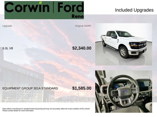 Certified 2025 Ford F150 XLT w/ Equipment Group 301A Standard AWD/4WD image 3