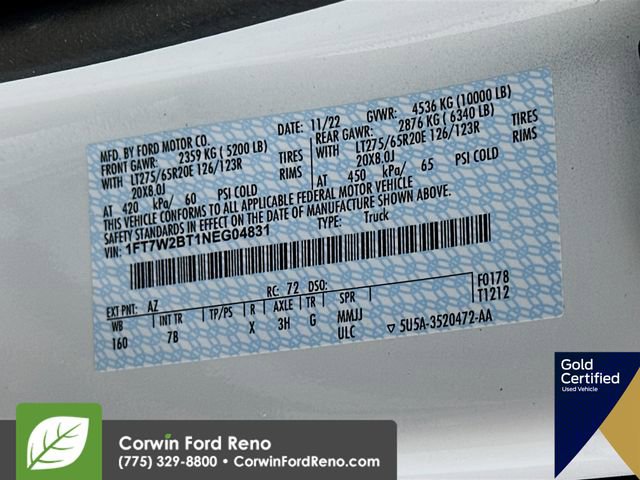 Certified 2022 Ford F250 Platinum image 37