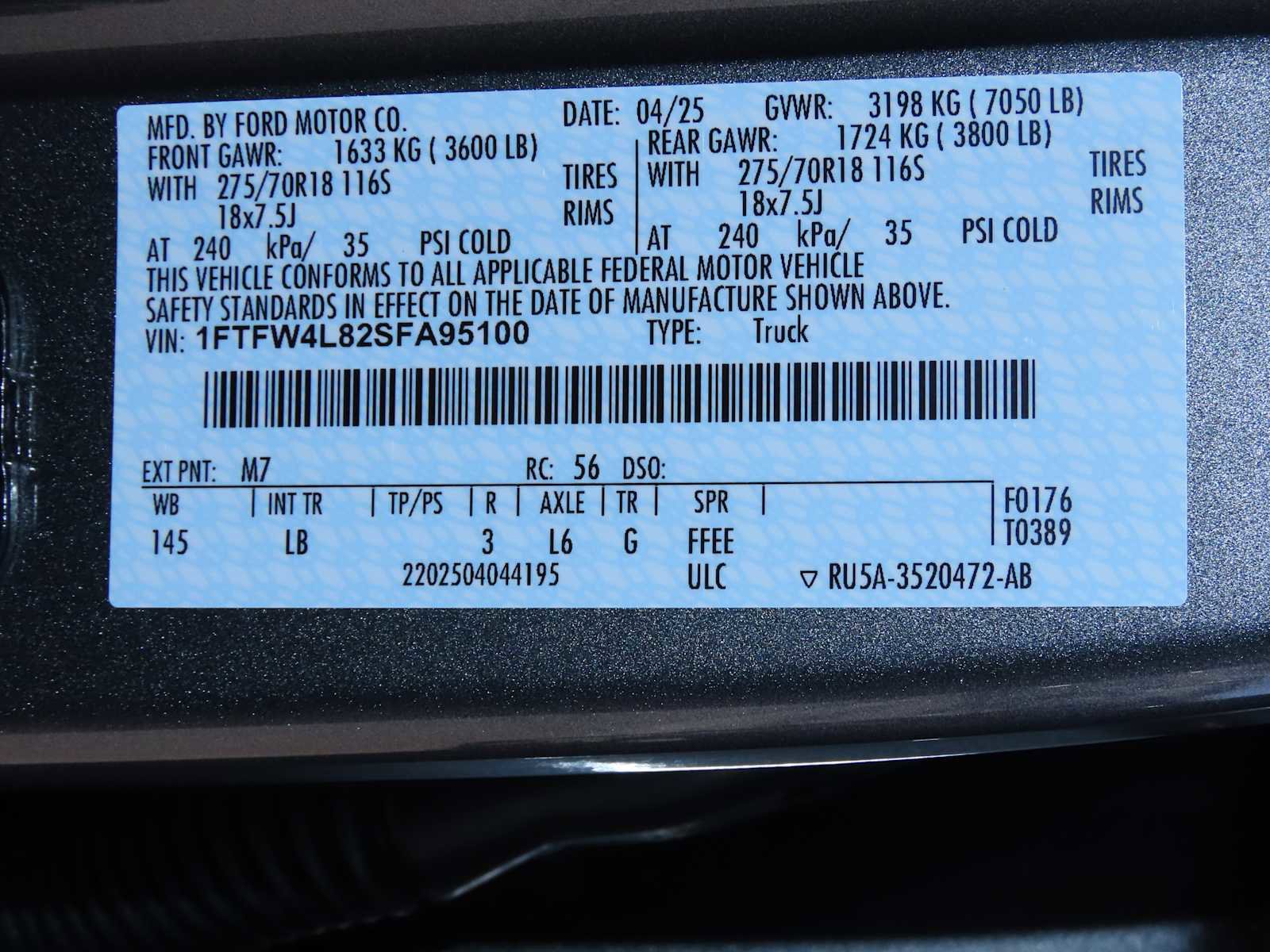 Certified 2025 Ford F150 Tremor w/ Mobile Office Package image 35