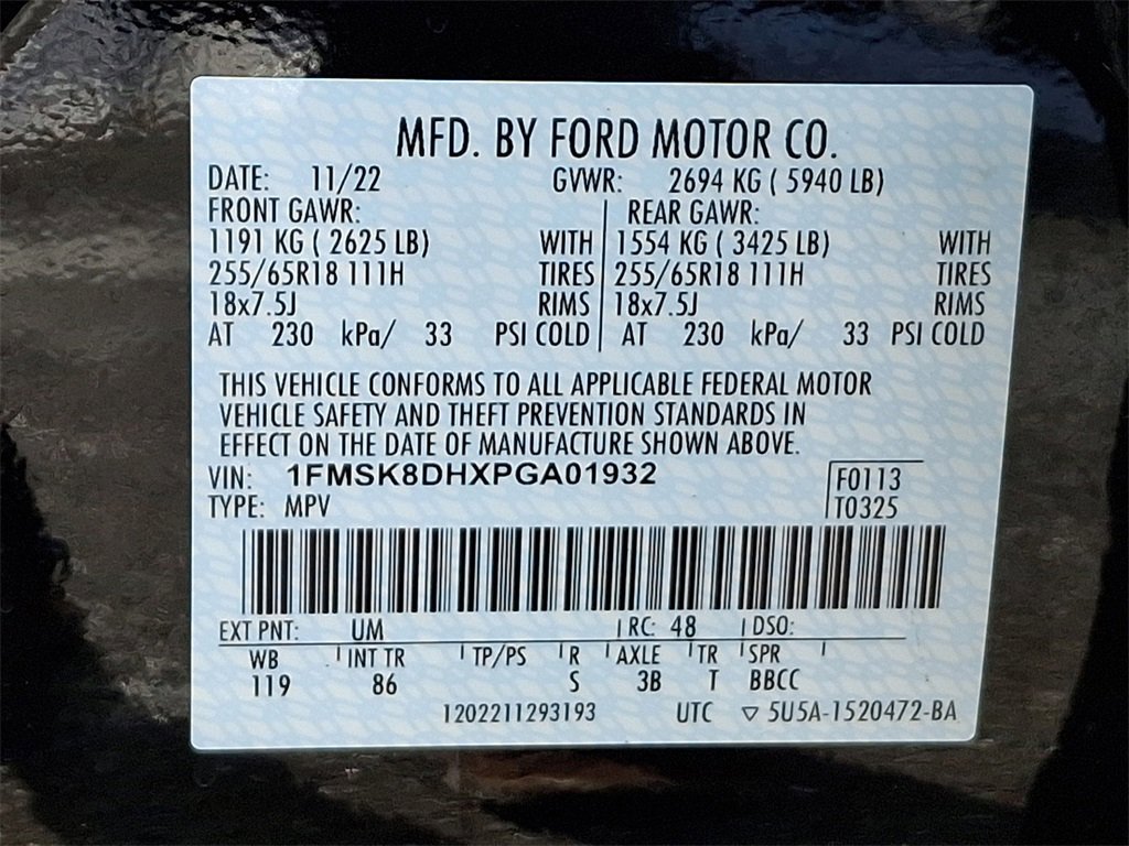 Certified 2023 Ford Explorer XLT image 29
