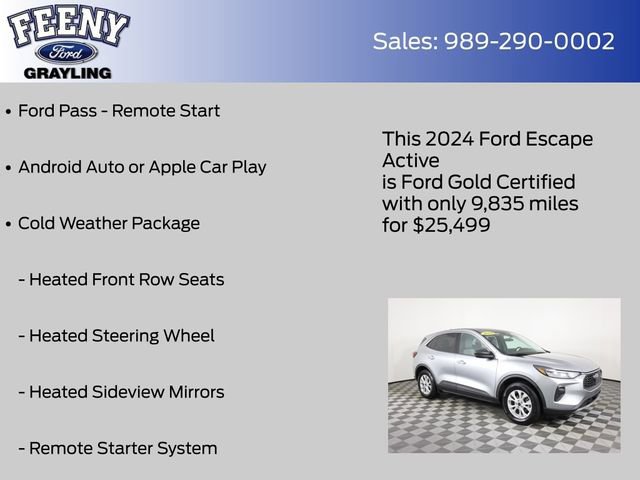 Certified 2024 Ford Escape Active w/ Tech Pack #1 image 12