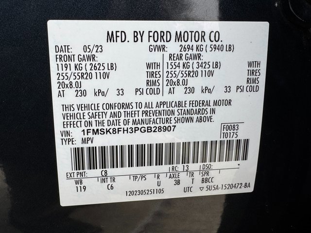 Certified 2023 Ford Explorer Limited w/ Limited Technology Package image 32