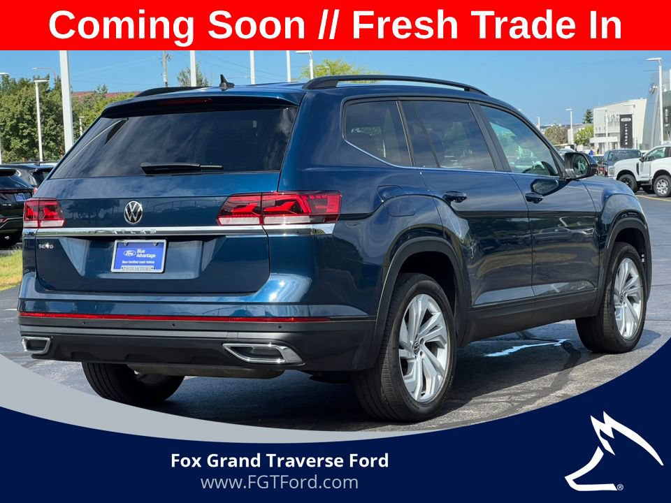 Used 2021 Volkswagen Atlas SE w/ Panoramic Sunroof Package FWD image 9