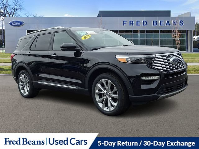 Certified 2022 Ford Explorer Platinum w/ Equipment Group 601A