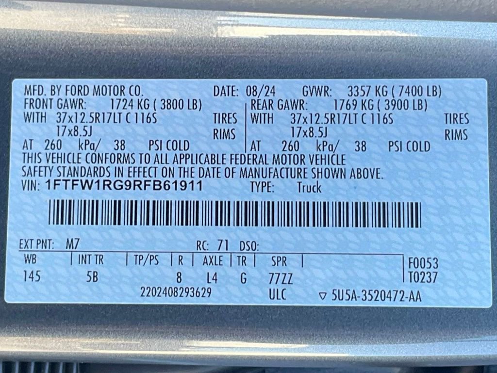 Certified 2024 Ford F150 Raptor image 77