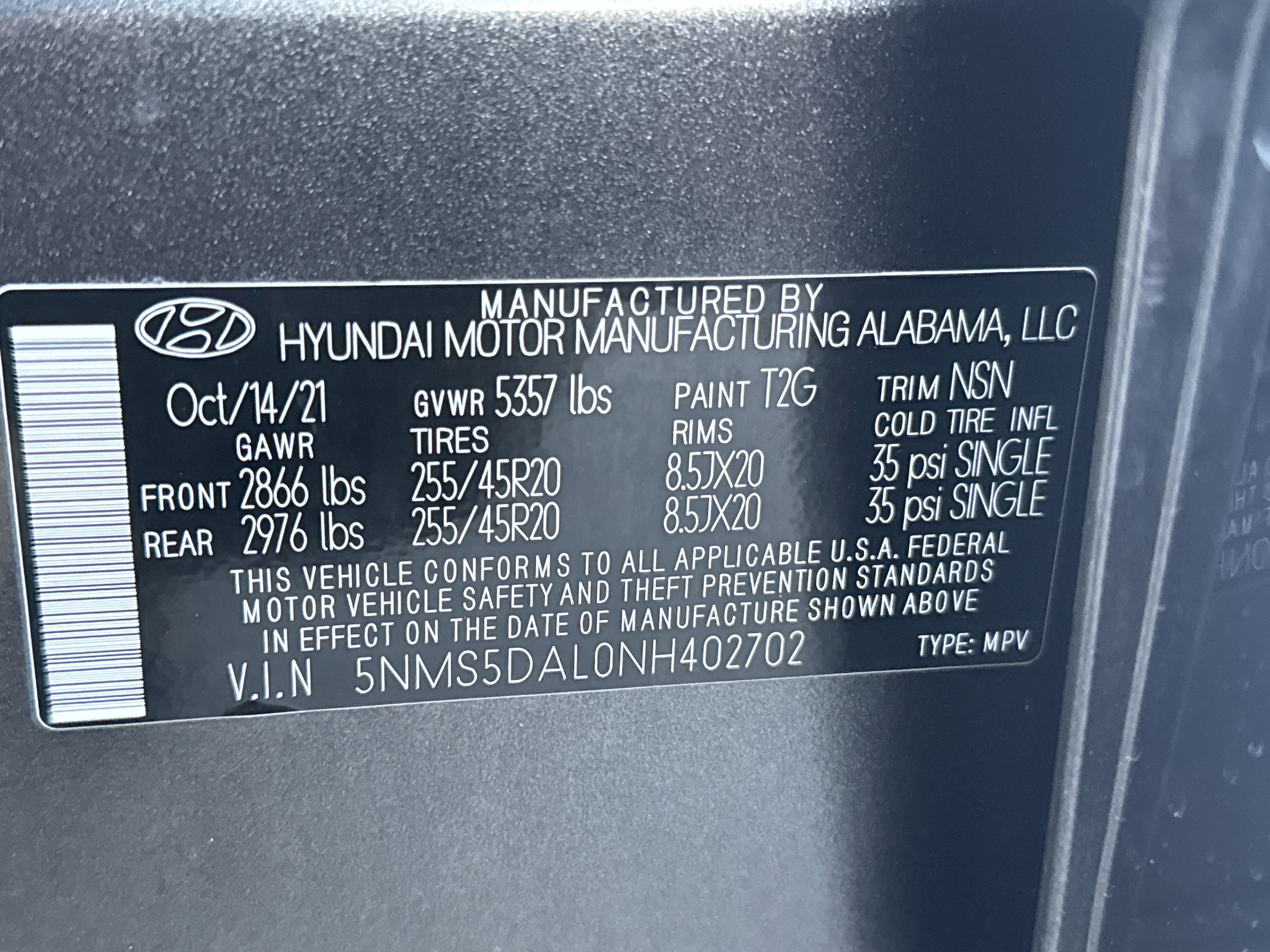 Used 2022 Hyundai Santa Fe Calligraphy image 31