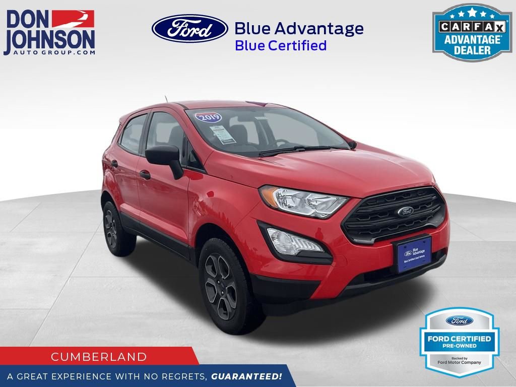 Certified 2019 Ford EcoSport S