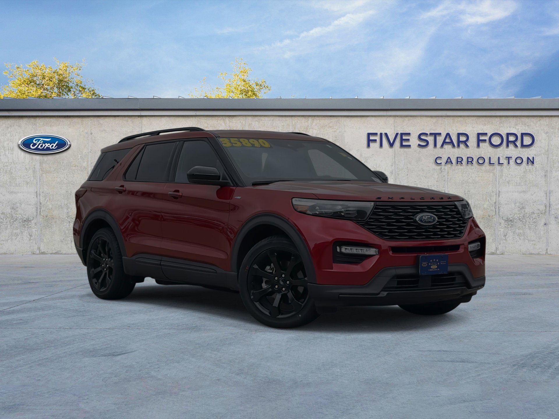 Certified 2023 Ford Explorer ST-Line w/ Class IV Trailer Tow Package RWD image 1