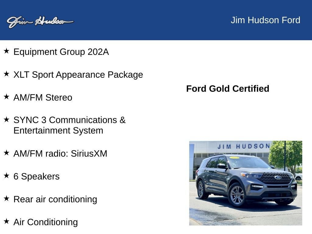 Certified 2023 Ford Explorer XLT w/ Equipment Group 202A RWD image 12