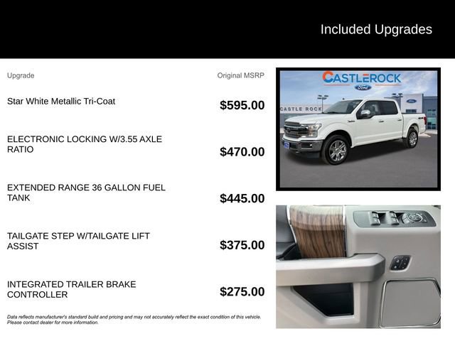 Certified 2020 Ford F150 Lariat w/ Equipment Group 502A Luxury image 11