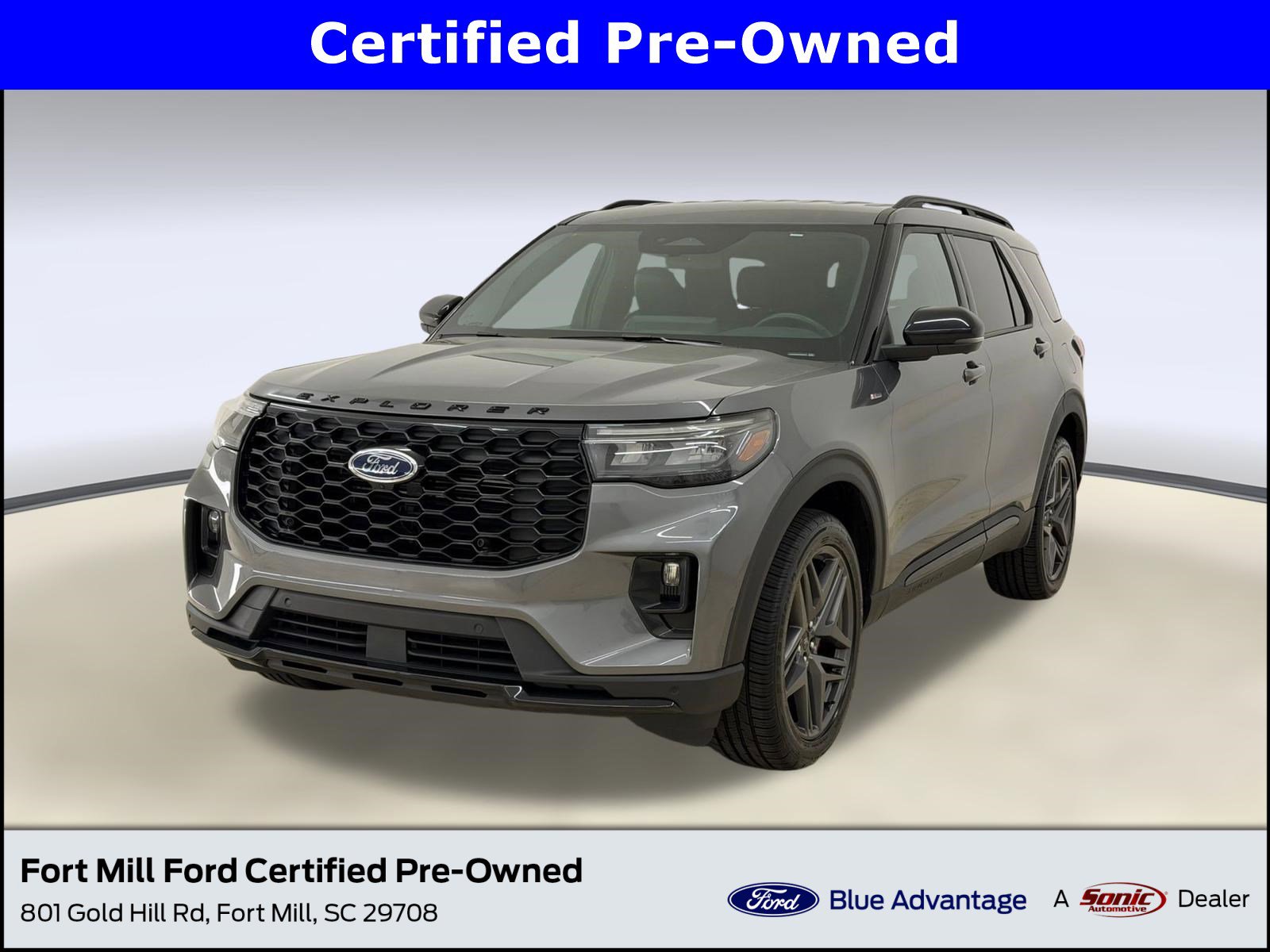 Certified 2025 Ford Explorer ST-Line w/ ST-Line Street Pack AWD/4WD image 1