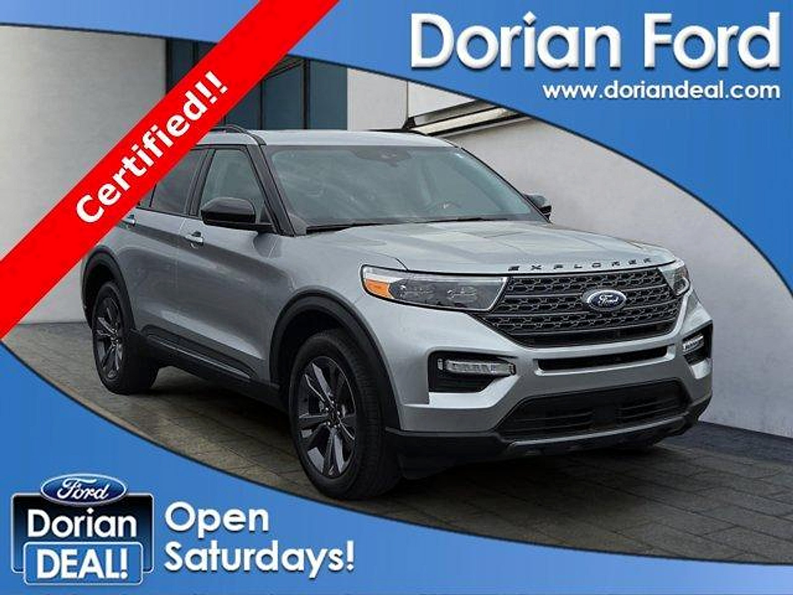 Certified 2023 Ford Explorer XLT w/ Equipment Group 202A AWD/4WD image 1