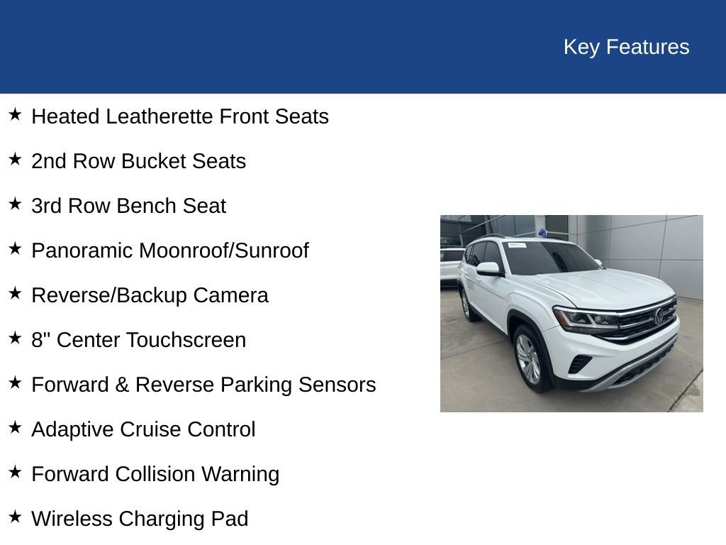 Used 2022 Volkswagen Atlas SE FWD image 30