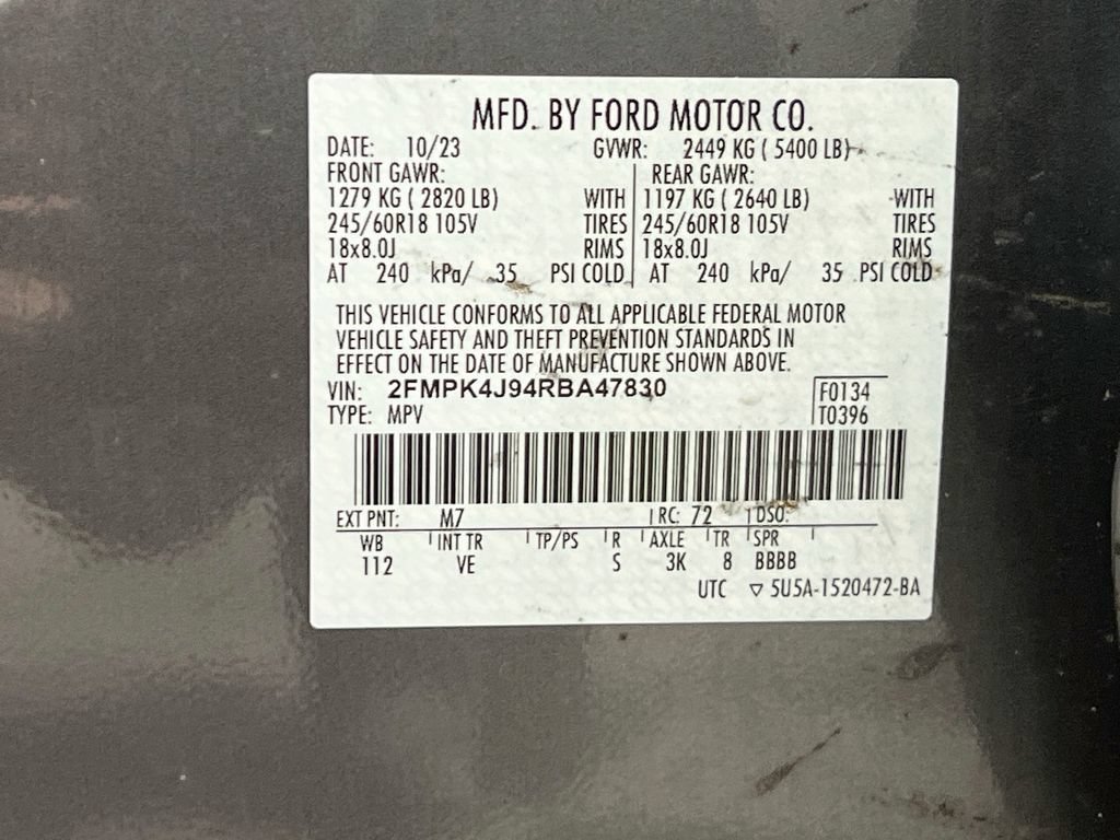 Certified 2024 Ford Edge SEL AWD/4WD image 36