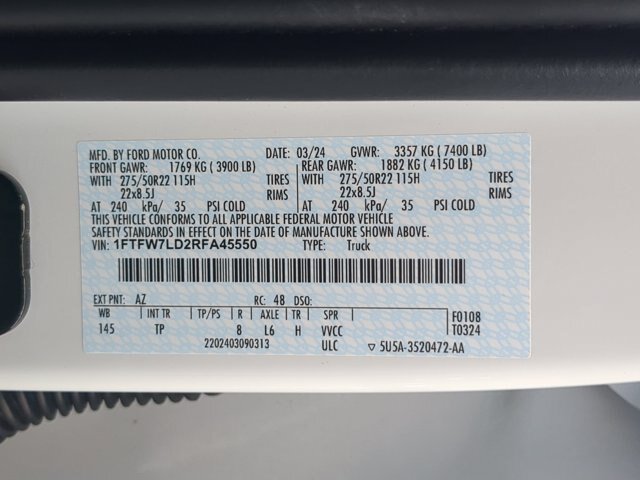 Certified 2024 Ford F150 Platinum w/ Equipment Group 703A Plus AWD/4WD image 30
