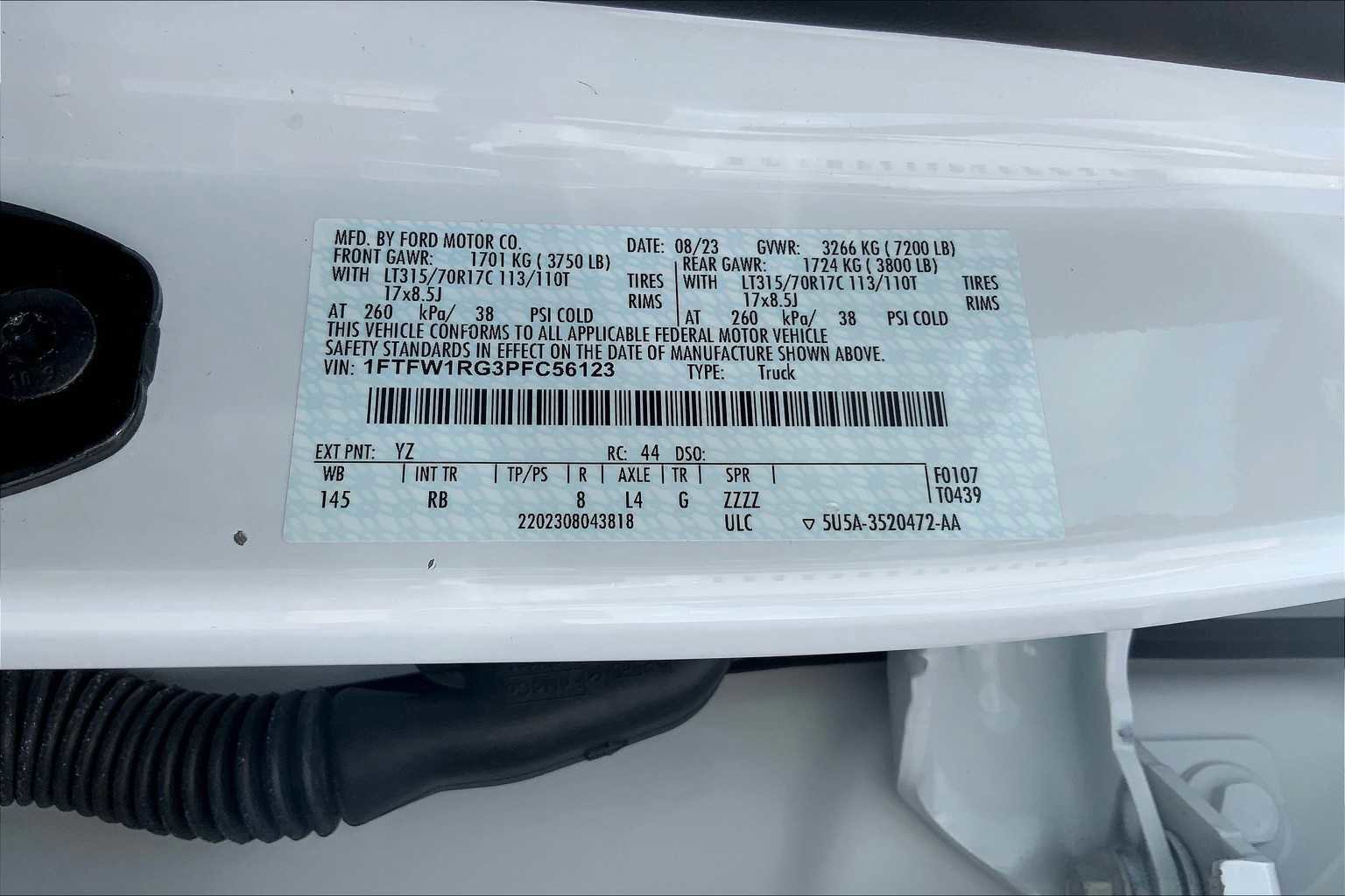 Certified 2023 Ford F150 Raptor w/ Raptor Carbon Fiber Package image 34