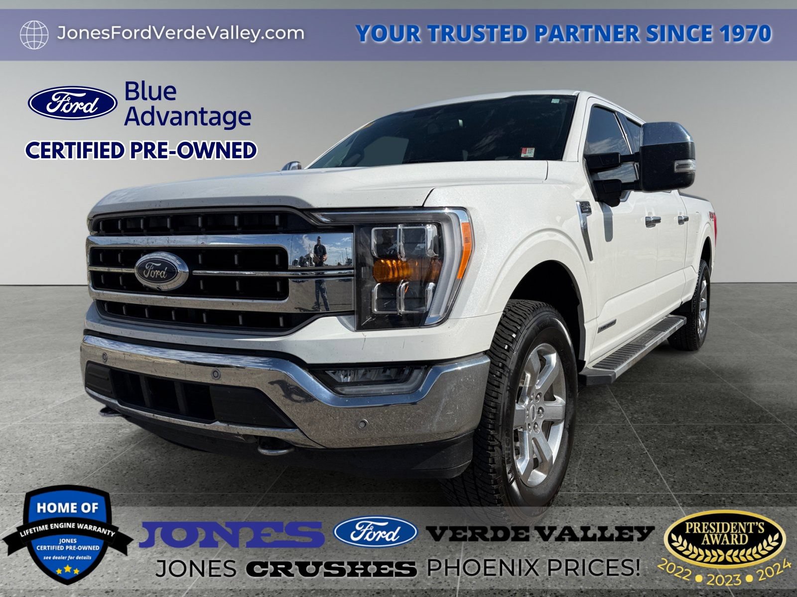 Certified 2022 Ford F150 Lariat w/ Max Trailer Tow Package AWD/4WD image 1