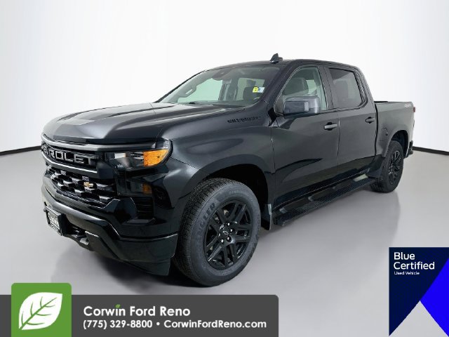 Used 2023 Chevrolet Silverado 1500 Custom w/ LPO, Dark Essentials Package AWD/4WD image 4