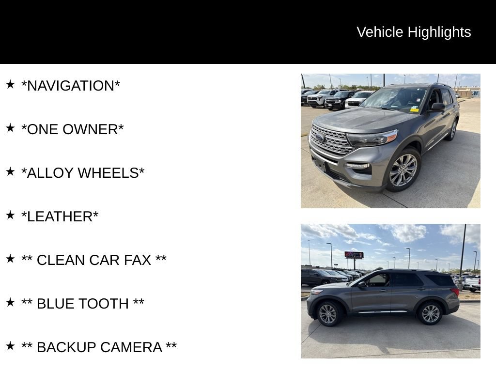 Certified 2022 Ford Explorer Limited w/ Equipment Group 301A RWD image 4