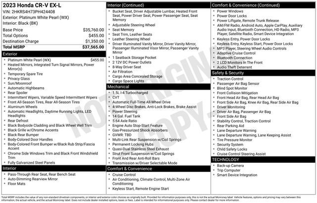 Used 2023 Honda CR-V EX-L image 35