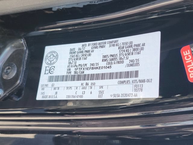 Certified 2017 Ford F150 XLT w/ Equipment Group 302A Luxury AWD/4WD image 34
