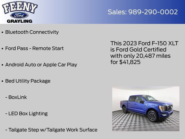 Certified 2023 Ford F150 XLT w/ Equipment Group 302A High image 11