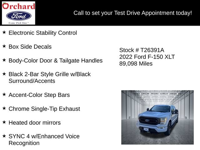 Certified 2022 Ford F150 XLT w/ Equipment Group 301A Mid AWD/4WD image 31