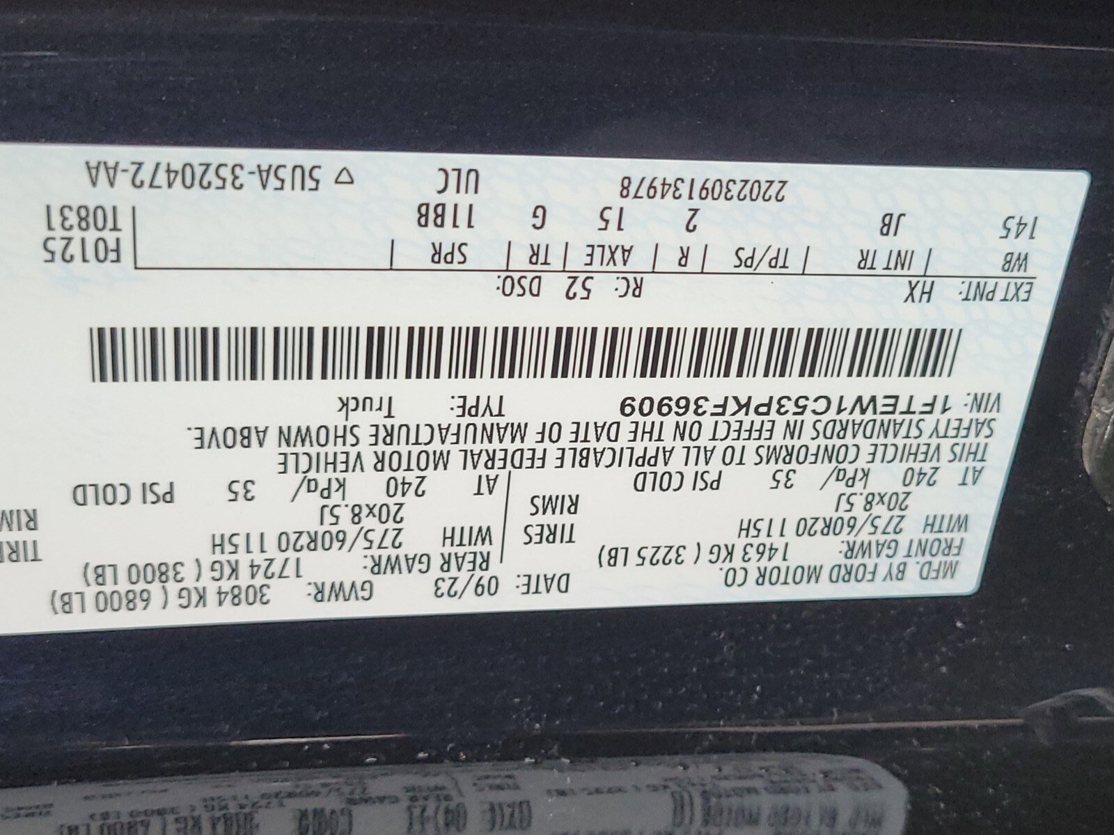 Certified 2023 Ford F150 XL w/ STX Appearance Package image 34