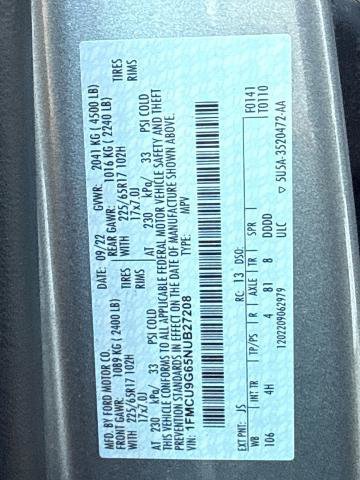 Certified 2022 Ford Escape SE image 14