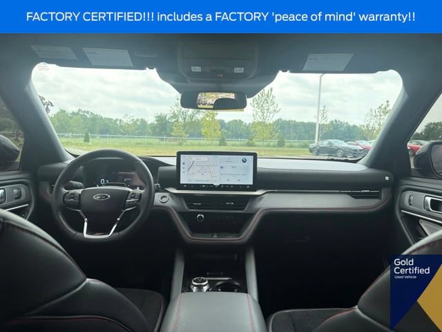 Certified 2025 Ford Explorer ST w/ Sun And Sound Package AWD/4WD image 24
