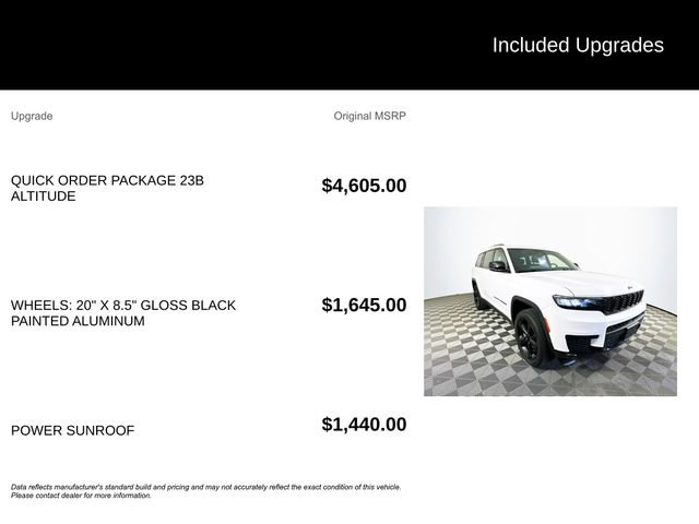 Used 2023 Jeep Grand Cherokee L Laredo AWD/4WD image 6