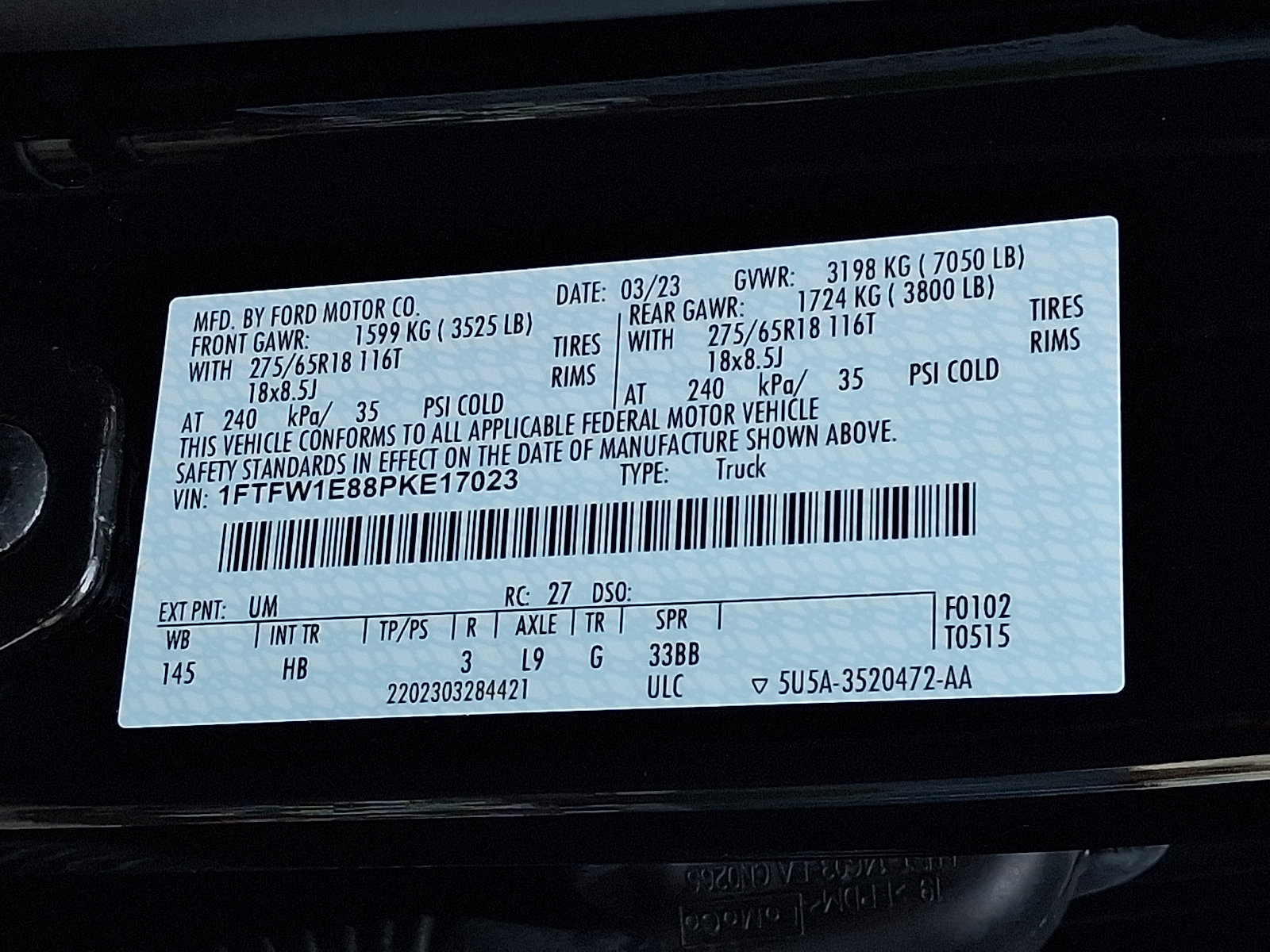 Certified 2023 Ford F150 Lariat AWD/4WD image 27