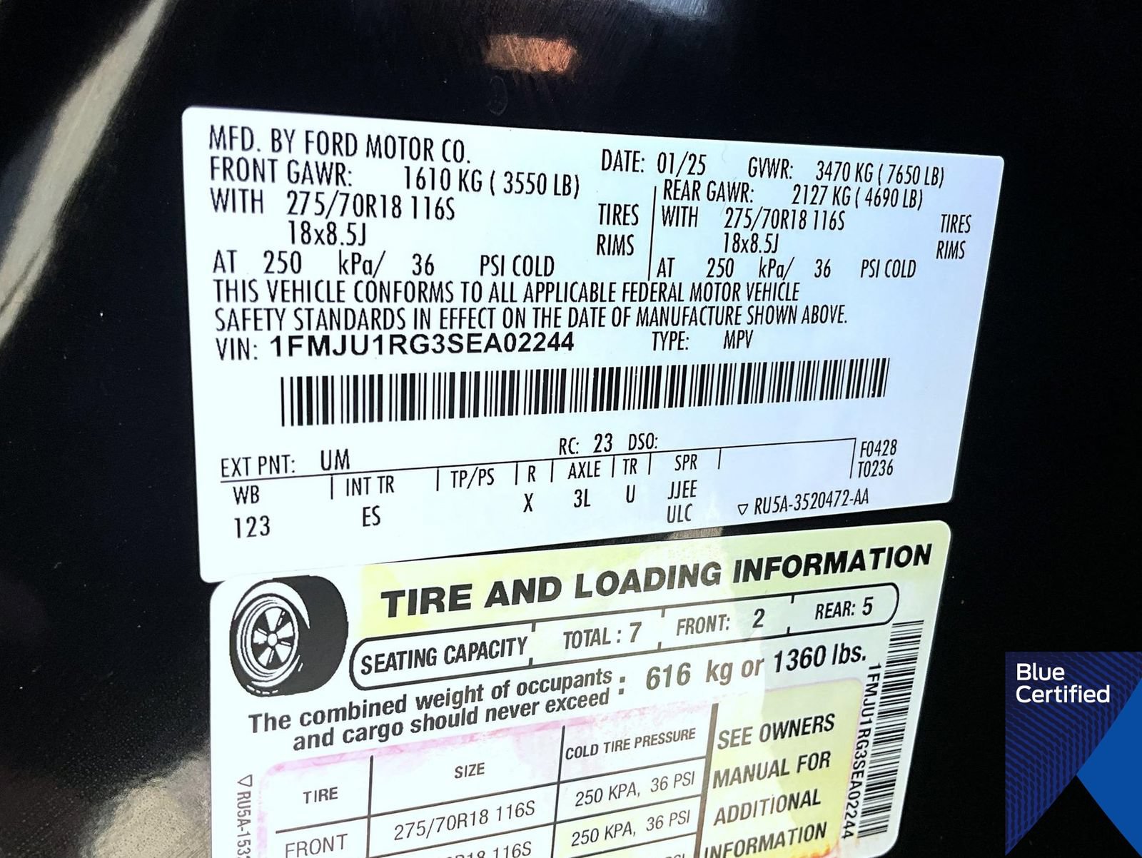 Certified 2025 Ford Expedition Tremor AWD/4WD image 30