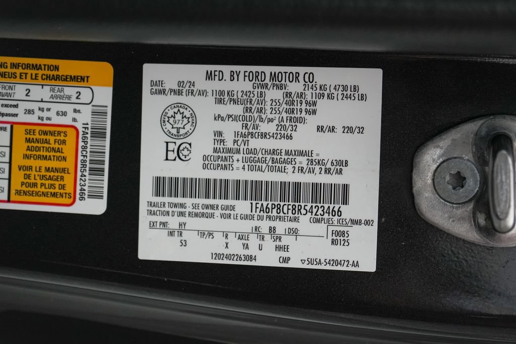 Certified 2024 Ford Mustang GT Premium RWD image 35