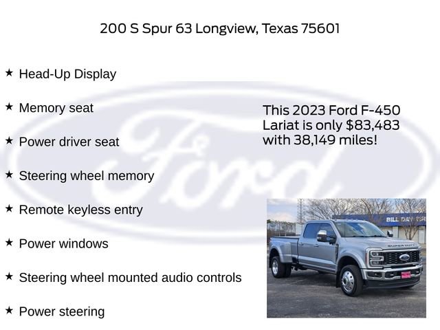 Certified 2023 Ford F450 Lariat w/ Lariat Ultimate Package image 30