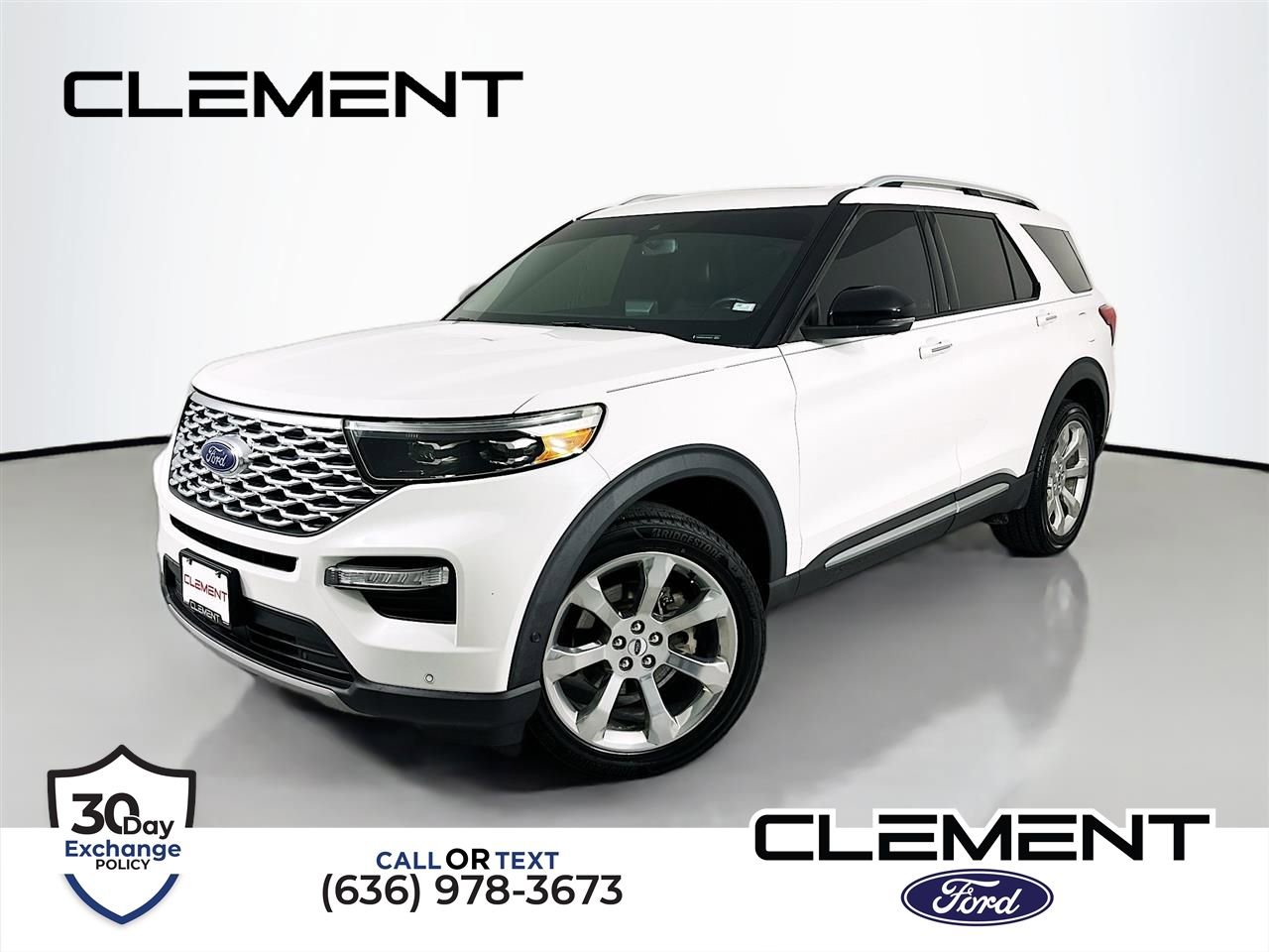 Certified 2020 Ford Explorer Platinum w/ Premium Technology Package image 1