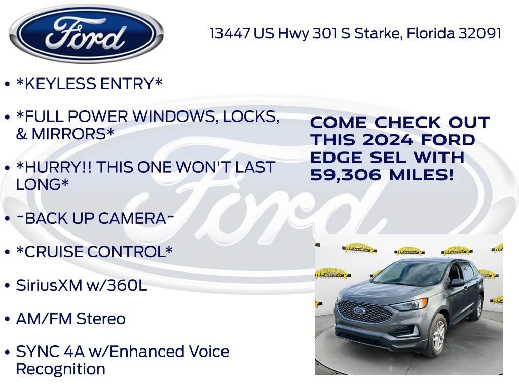 Certified 2024 Ford Edge SEL image 13