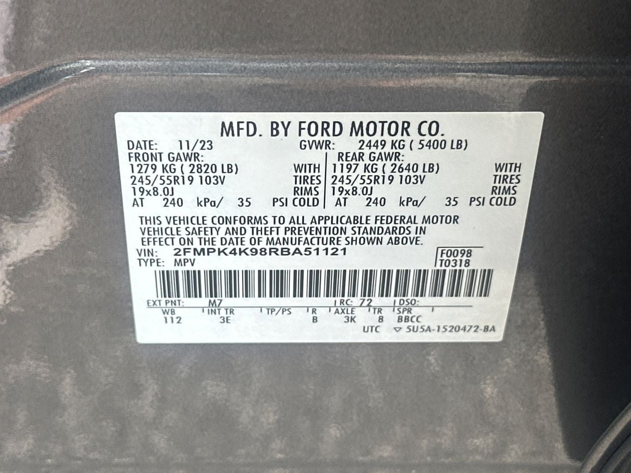 Certified 2024 Ford Edge Titanium AWD/4WD image 34