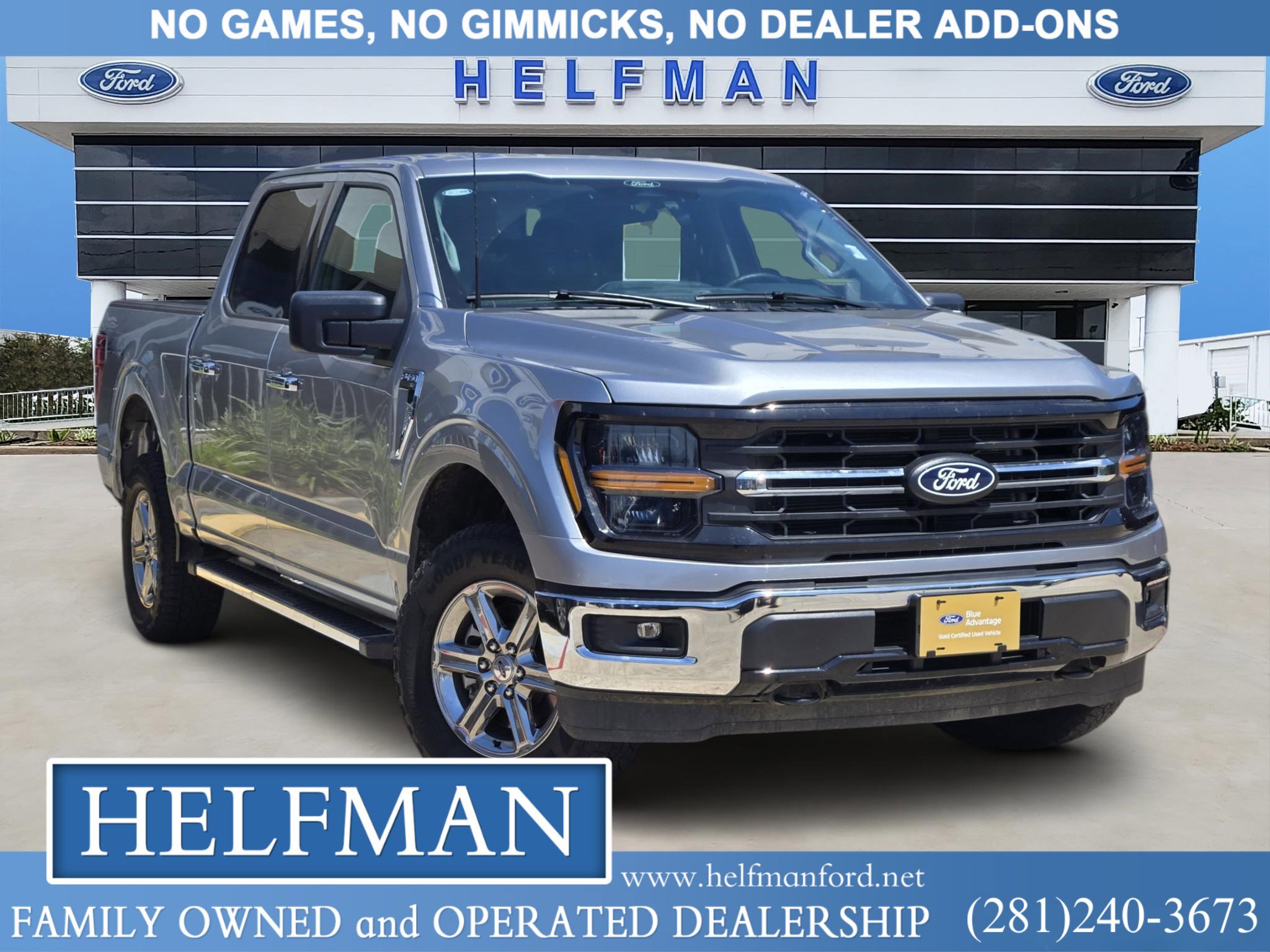 Certified 2025 Ford F150 XLT w/ Equipment Group 301A Standard