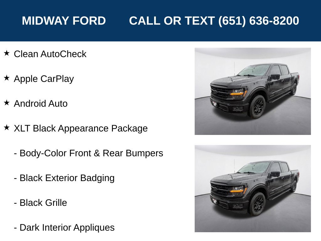 Certified 2024 Ford F150 XLT w/ Equipment Group 302A MID AWD/4WD image 7