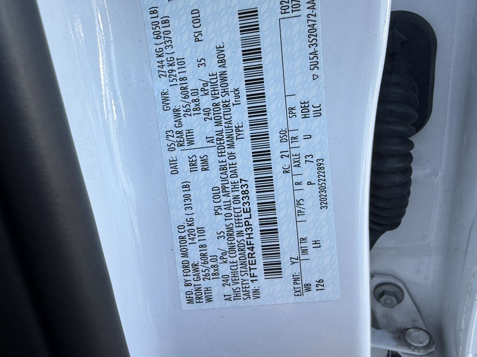 Certified 2023 Ford Ranger XLT w/ Equipment Group 302A High image 30