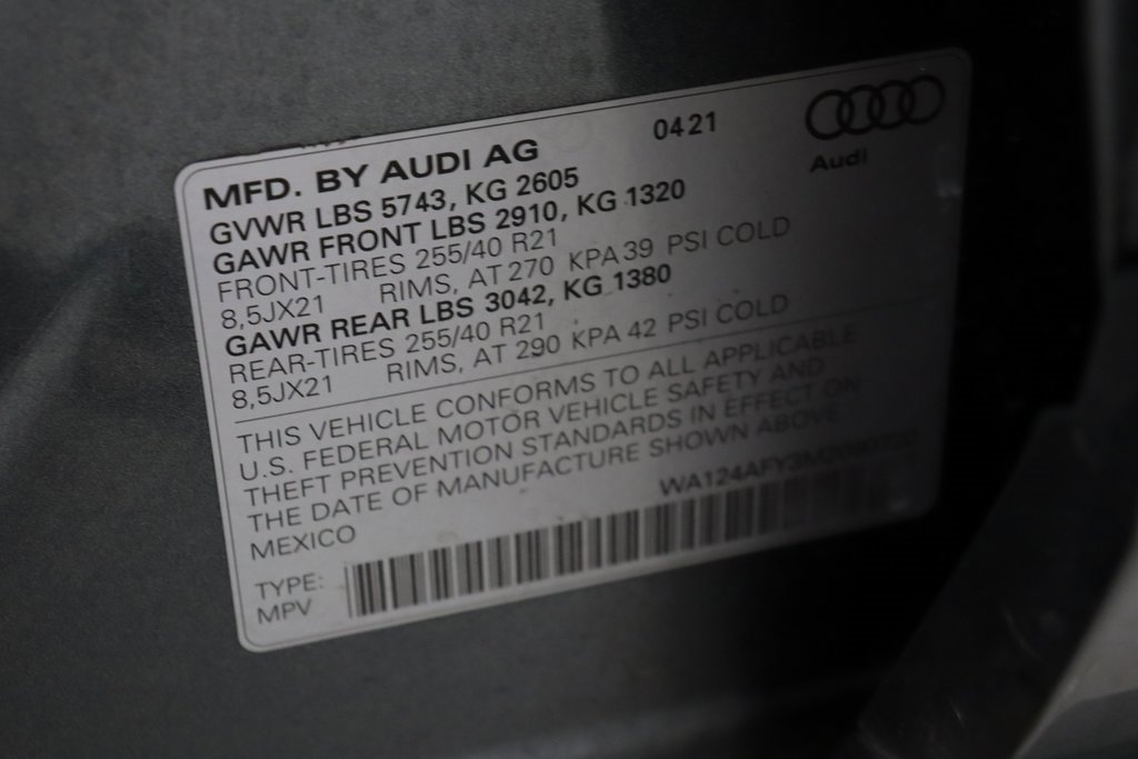 Used 2021 Audi SQ5 Premium Plus w/ Premium Plus Package image 34