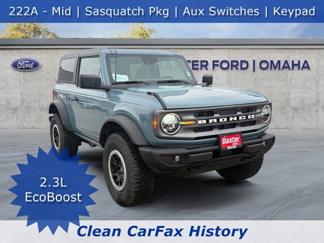 Certified 2023 Ford Bronco Big Bend w/ Sasquatch Package